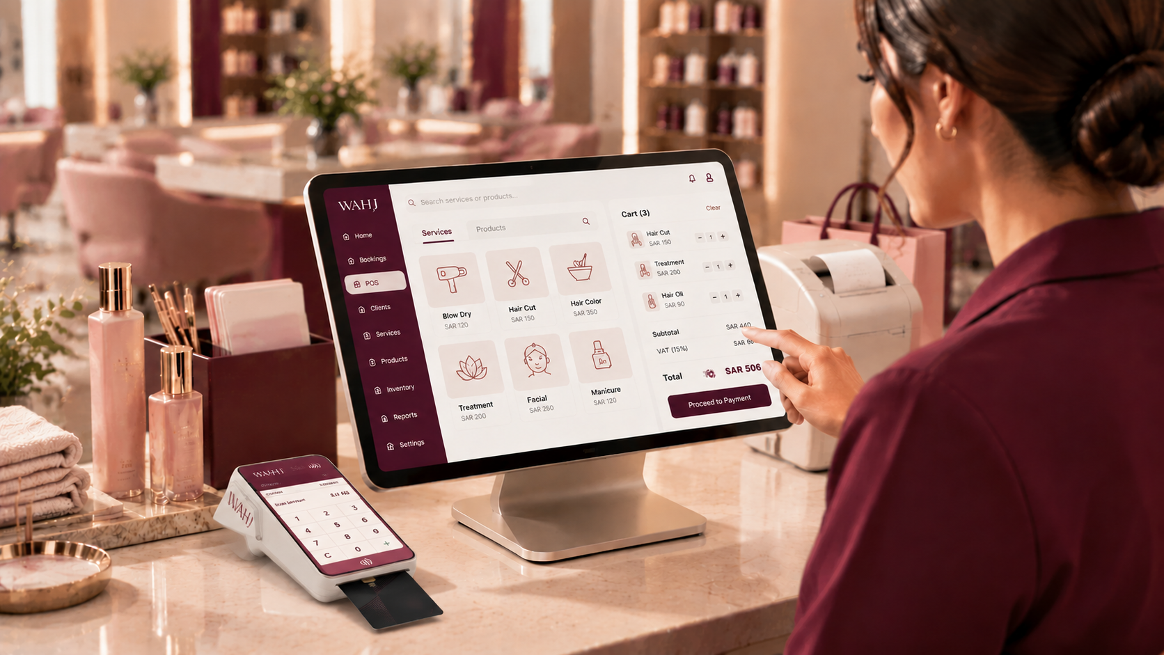 Salon POS: Connect Services, Products, and Invoices